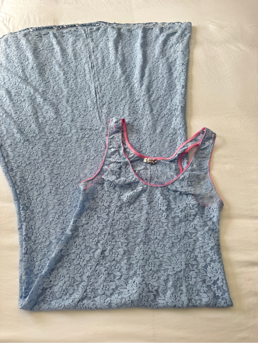 Free People Intimately Blue Lace Dress